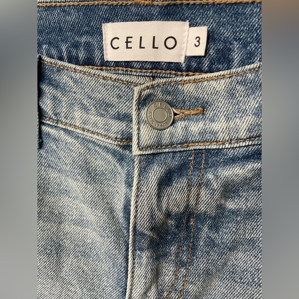 Cello Jeans | Cello Jeans Mid Rise Destroyed Slim, Size 3 - Picture 7 of 9